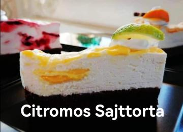 Citromos Sajttorta